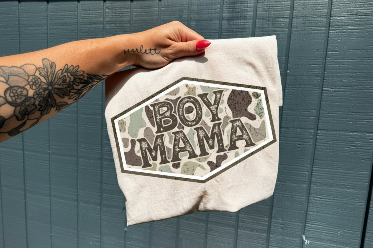 Camouflage Boy Mama