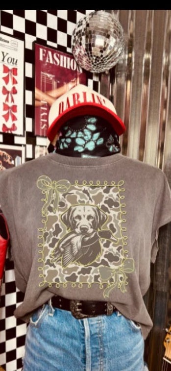 Camouflage Dog and Duck