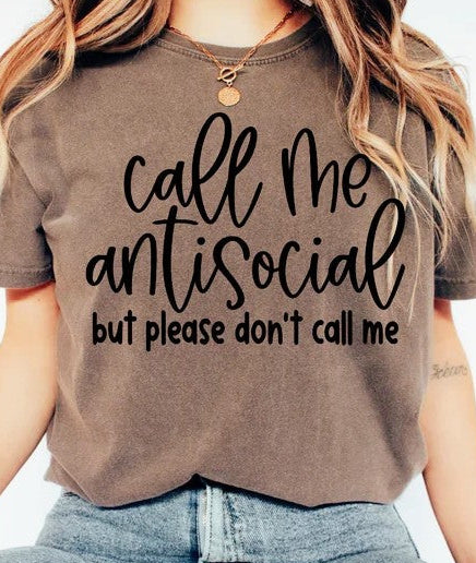 Call Me anti Social